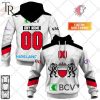 Personalized NL Hockey Lausanne HC Away Jersey Style Hoodie