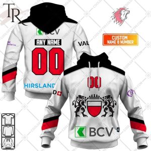 Personalized NL Hockey Lausanne HC Away Jersey Style Hoodie