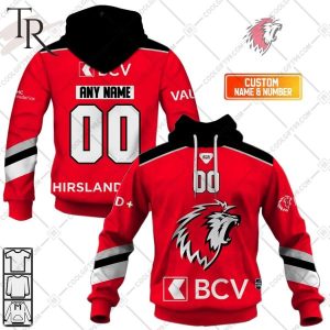 Personalized NL Hockey Lausanne HC Home jersey Style Hoodie