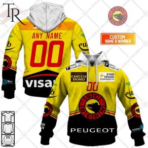 Personalized NL Hockey SC Bern Away Jersey Style Hoodie