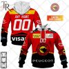 Personalized NL Hockey SC Bern Home jersey Style Hoodie