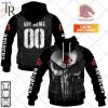 Personalized NRL Brisbane Broncos Punisher Hoodie