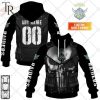 Personalized NRL Canberra Raiders Punisher Hoodie