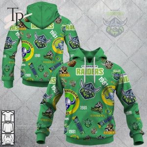 Personalized NRL Canberra Raiders Season Logo Hoodie