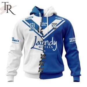 Personalized NRL Canterbury-Bankstown Bulldogs Home Mix Away Kits Hoodie