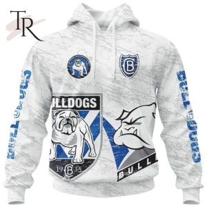 Personalized NRL Canterbury-Bankstown Bulldogs Special Retro Logo Design Hoodie 3D