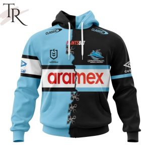 Personalized NRL Cronulla-Sutherland Sharks Home Mix Away Kits Hoodie