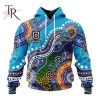 Personalized NRL Cronulla-Sutherland Sharks Special Indigenous Design Hoodie 3D