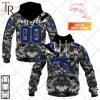 Personalized NRL Dolphins Special Camo Military Flag Hoodie