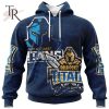 Personalized NRL Gold Coast Titans Special Retro Logo Design Hoodie 3D