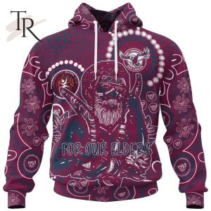 Personalized NRL Manly Warringah Sea Eagles Special NAIDOC Week Man Design Hoodie 3D