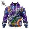 Personalized NRL Melbourne Storm Special Indigenous Design Hoodie 3D