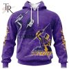 Personalized NRL Melbourne Storm Special Retro Logo Design Hoodie 3D