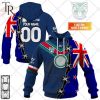 Personalized NRL New Zealand Warriors Home Jersey Mix Flag Hoodie