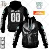 Personalized NRL New Zealand Warriors Punisher Hoodie