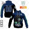 Personalized NRL New Zealand Warriors Skull Death Art Hoodie