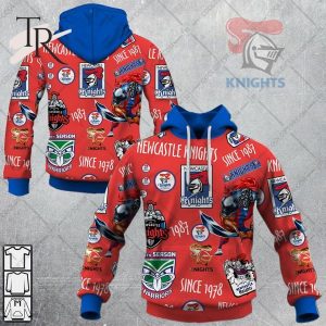 Personalized NRL Newcastle Knights Season Logo Hoodie