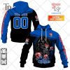 Personalized NRL Newcastle Knights Skull Death Art Hoodie