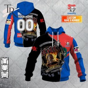 Personalized NRL Newcastle Knights x AC DC Hoodie 3D