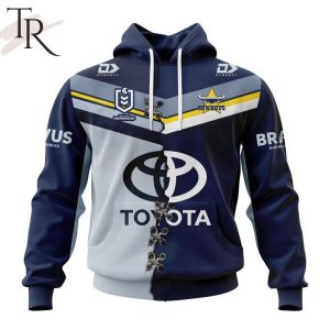 Personalized NRL North Queensland Cowboys Home Mix Away Kits Hoodie