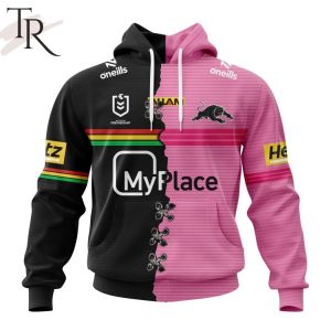 Personalized NRL Penrith Panthers Home Mix Away Kits Hoodie