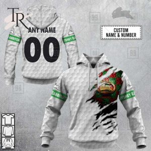 Personalized NRL South Sydney Rabbitohs Golf Hoodie All Over Print