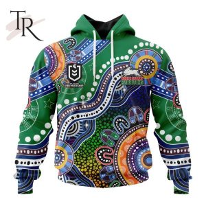 Personalized NRL South Sydney Rabbitohs Special Indigenous Design Hoodie 3D