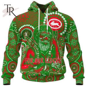 Personalized NRL South Sydney Rabbitohs Special NAIDOC Week Man Design Hoodie 3D