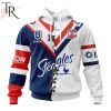 Personalized NRL Sydney Roosters Home Mix Away Kits Hoodie