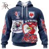 Personalized NRL Sydney Roosters Special Retro Logo Design Hoodie 3D