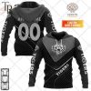 Personalized NRL Wests Tigers Carbon Hoodie