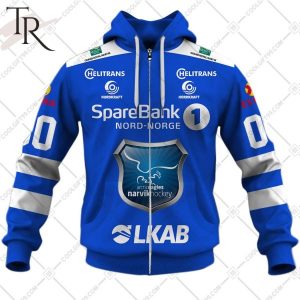 Personalized Narvik Arctic Eagles 2324 Home Jersey Style Hoodie