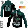 Personalized Section Paloise Rugby Skull Death Design Hoodie