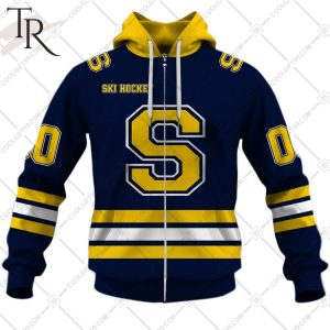 Personalized Ski Ishockey Elite 2324 Home Jersey Style Hoodie