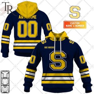 Personalized Ski Ishockey Elite 2324 Home Jersey Style Hoodie