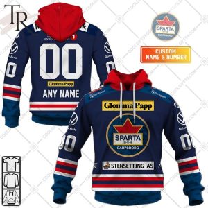 Personalized Sparta Sarpsborg 2324 Home Jersey Style Hoodie