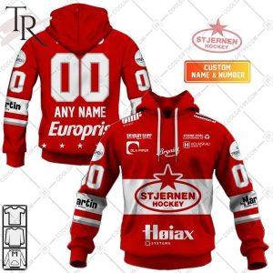 Personalized Stjernen Hockey 2324 Home Jersey Style Hoodie