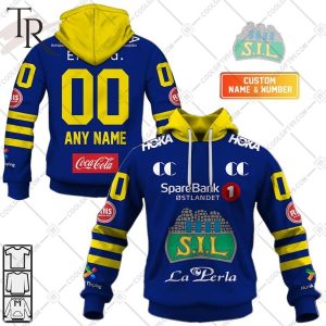 Personalized Storhamar Hockey 2324 Home Jersey Style Hoodie