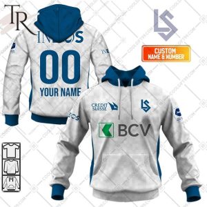 Personalized SwissFB FC Lausanne Sport Home Jersey Style Hoodie