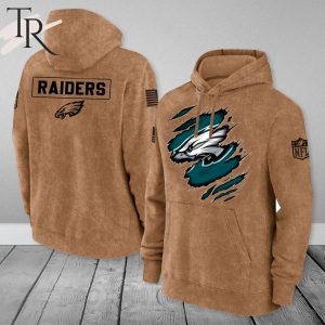 Philadelphia Eagles NFL Salute To Service Club Pullover – Brown – Hoodie