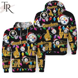 Pittsburgh Steelers Ugly Christmas 3D Unisex Hoodie