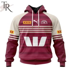 QLD Maroons State Of Origin Personalized 2024 Captains Run Kits Hoodie