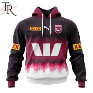 QLD Maroons State Of Origin Personalized 2024 Training Design Kits Hoodie