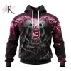 QLD Maroons State Of Origin Special Skull Art Design Hoodie