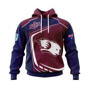 Queensland Reds Specialized Jersey Concepts Hoodie