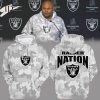 Raiders Nation Coach Antonio Pierce Camo Hoodie