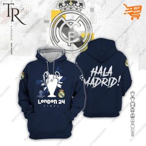 Real Madrid Champions League London 24h Final Hala Madrid Hoodie