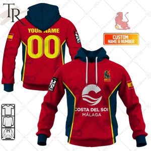 Rugby 7S 2024 Spain Jersey Style Hoodie