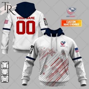 Rugby 7S 2024 United States Jersey Style Hoodie