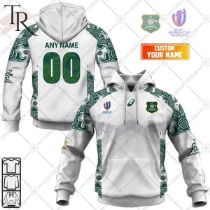 Rugby World Cup 2023 Australia Wallabies Alt Jersey Hoodie